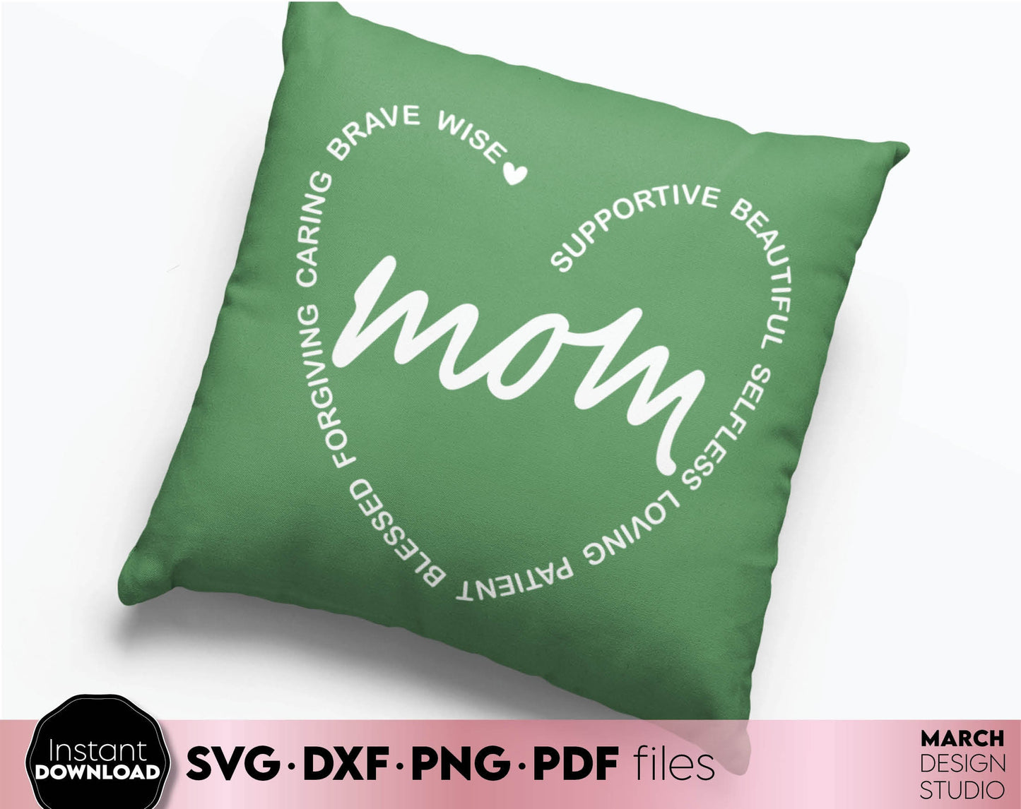 Mother day print for mug. Nice design for mother day or mom birthday gift ideas. SVG PNG EPS DXF files included. Compatible with Cricut, Silhouette. Cut from vinyl, use for printing, sublimation or laser cut projects. Buy now for a good price, enjoy!