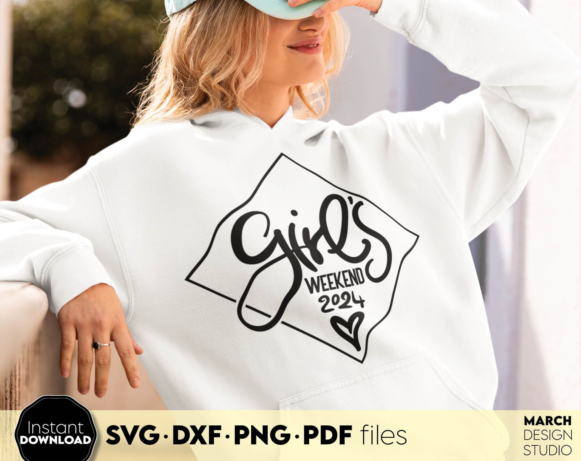 Girls Trip Weekend Shirt design. SVG PNG JPG EPS DXF files included. Compatible with Cricut, Silhouette or other equipment. Cut from vinyl, use for printing, sublimation or laser cut, grave projects. Buy now for a good price and enjoy!