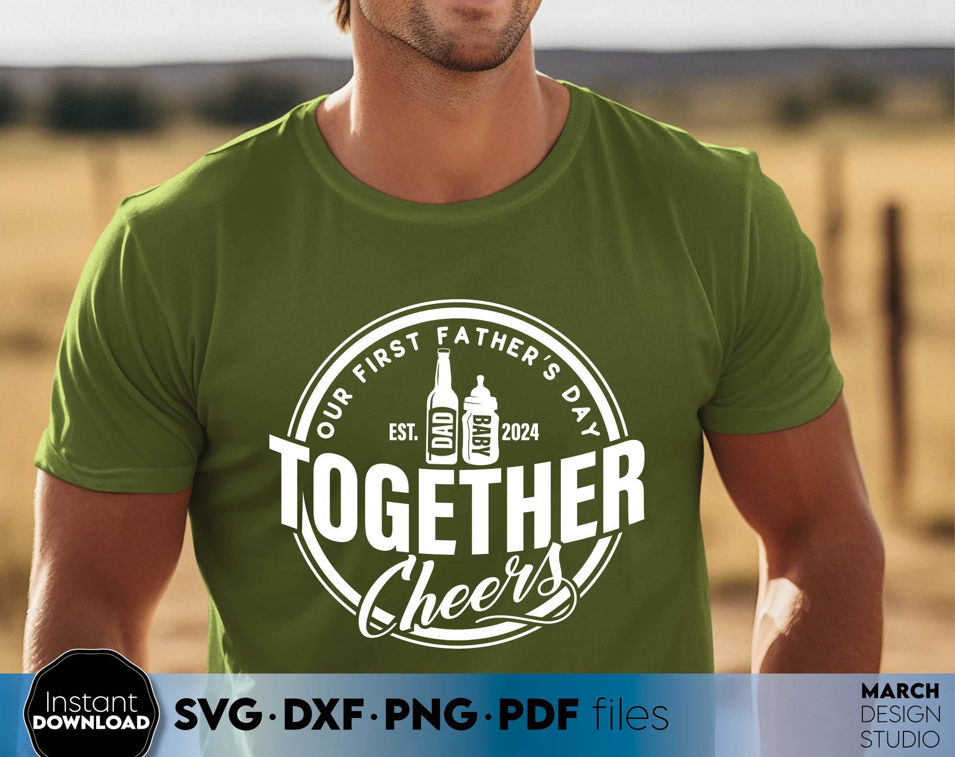 Our first Fathers Day together. Matching Dad and son shirts design. SVG DXF PNG PDF files included. Compatible with Cricut, Silhouette, sublimation printers or laser cut or grave machines. But now for a good price and enjoy!