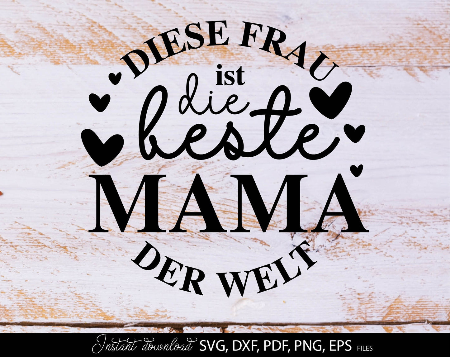 Die Beste Mama design form Your Mama Birthday or Mothers Day gift ideas. SVG DXF PDF PNG EPS files included. Compatible with Cricut, Silhouette, sublimation printer or laser cut or grave machines. Buy now for a good price and enjoy!