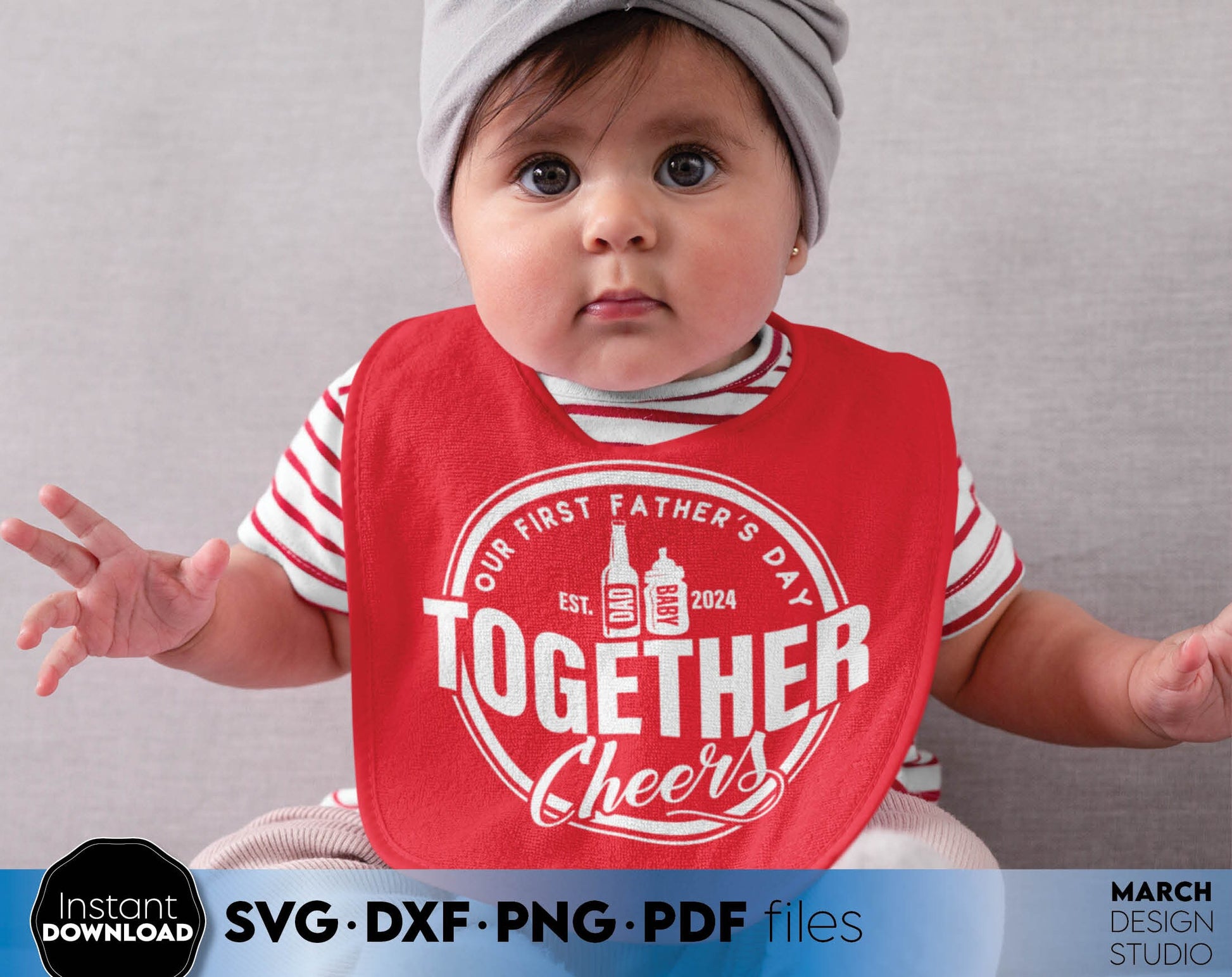 Our first Fathers Day together. Matching Dad and son shirts design. SVG DXF PNG PDF files included. Compatible with Cricut, Silhouette, sublimation printers or laser cut or grave machines. But now for a good price and enjoy!