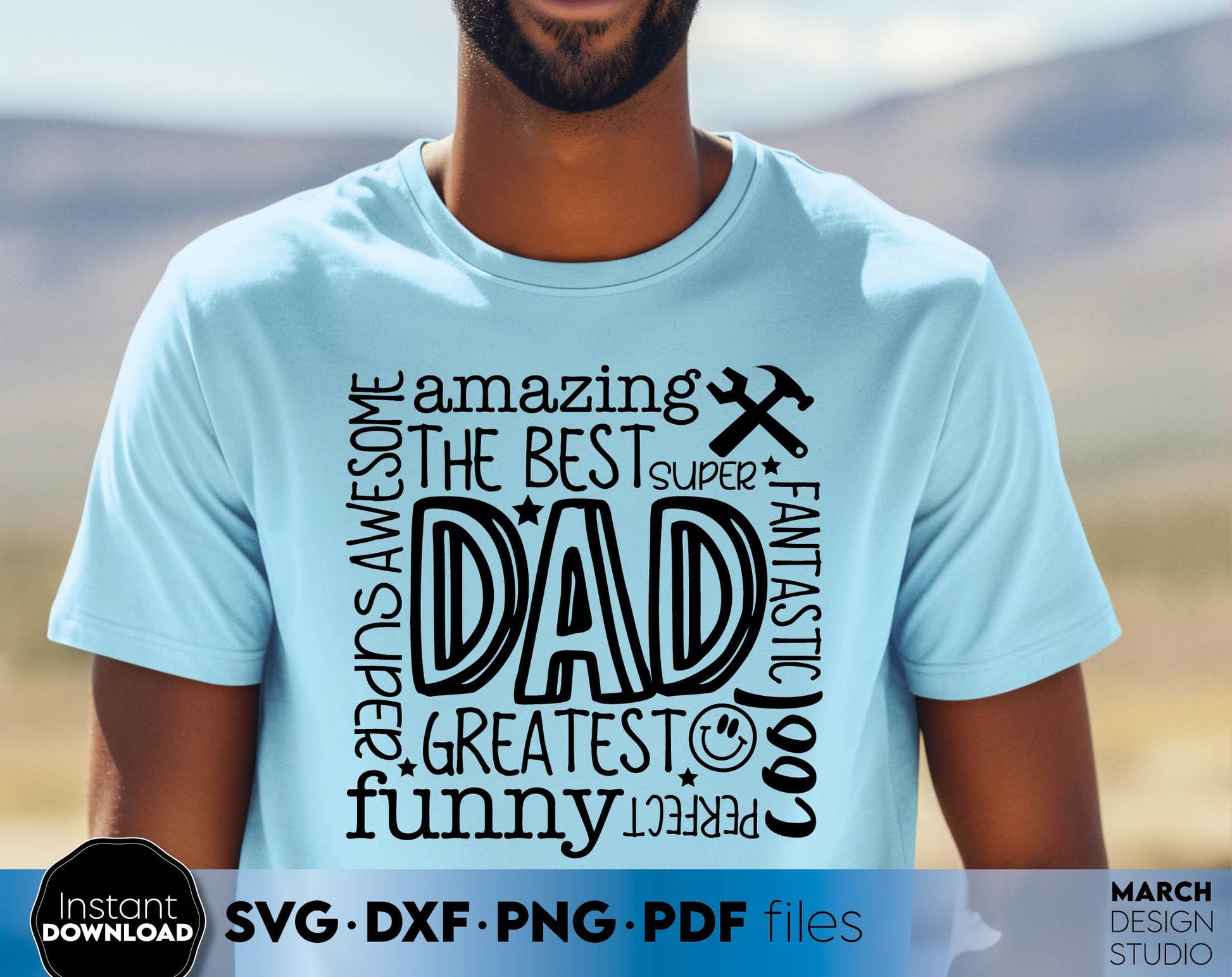 Trendy shirt design for Your Dad birthday or Fathers Day gift ideas. SVG DXF PNG PDF files included. Compatible with Cricut, Silhouette, sublimation printers. Cut from vinyl, use for sublimation or laser cut or grave projects. Buy now and enjoy!