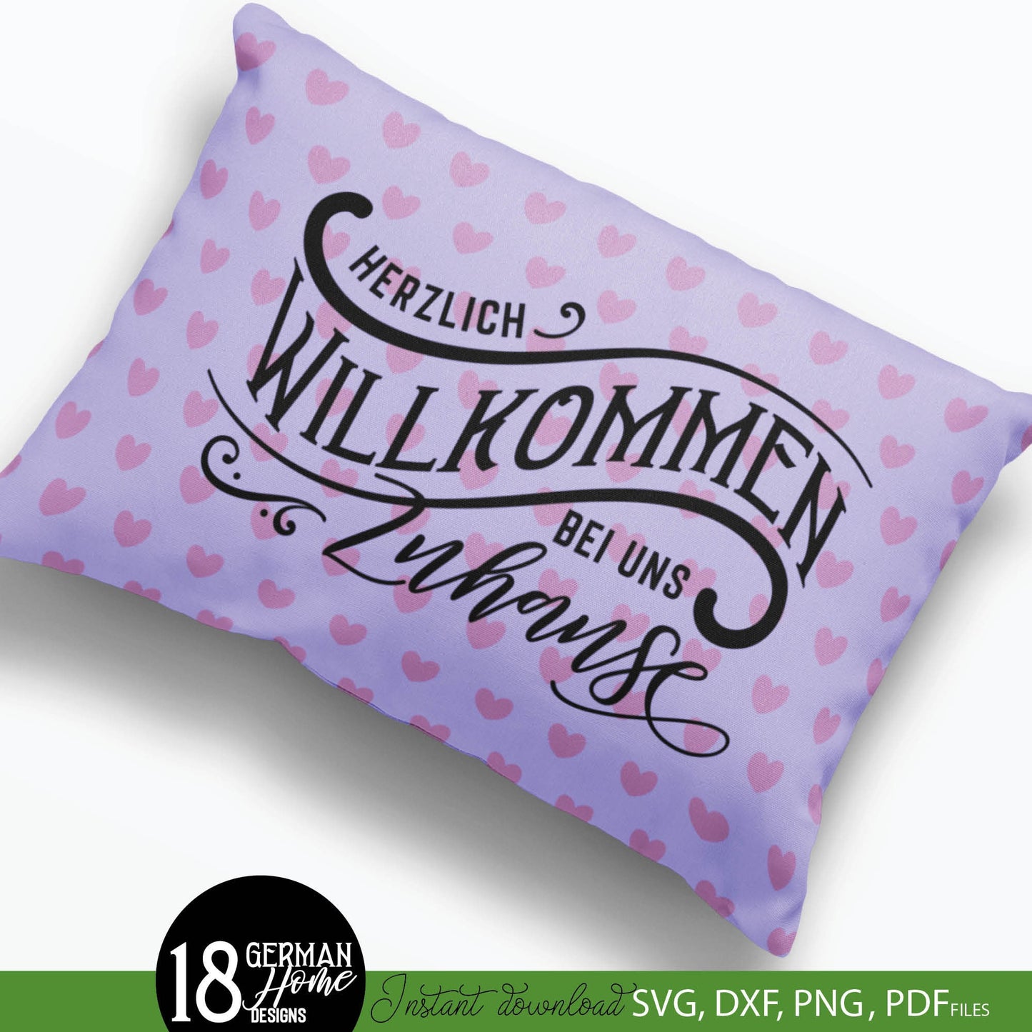 German Zuhause Plotter File SVG, PNG DXF, PDF files included. Compatible with Cricut, Silhouette, Glowforge or other machines. Use for sublimation or laser cut projects as well. Buy now and enjoy! Discount prices available.