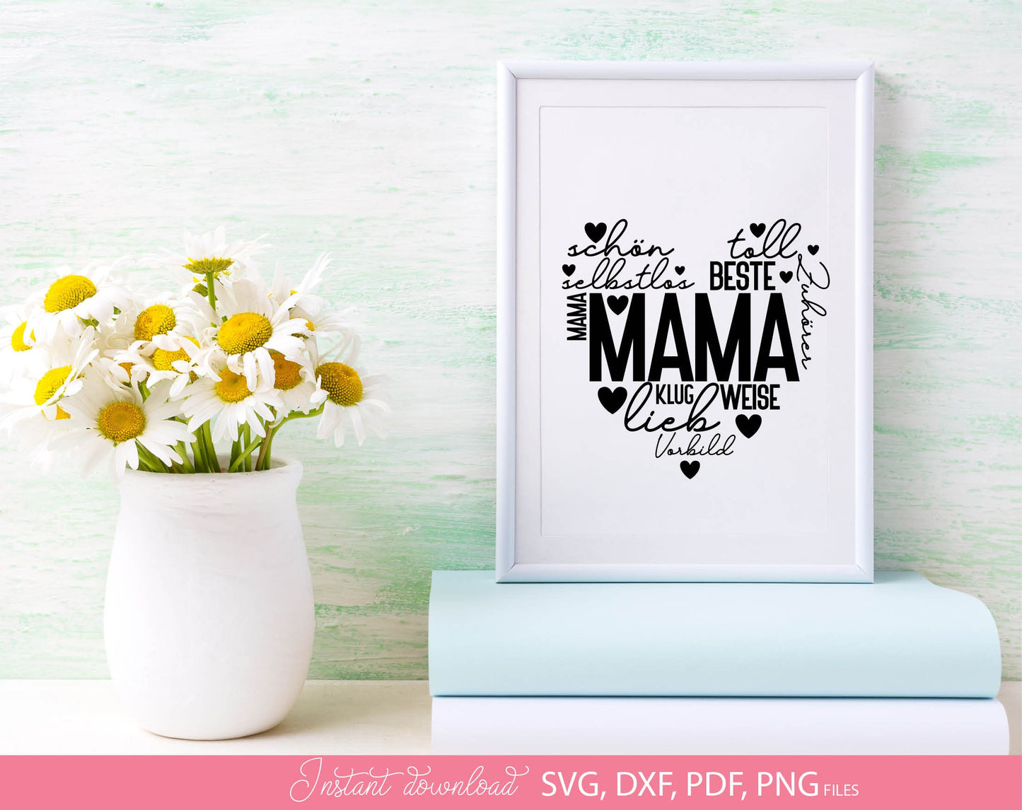 German Mama Plotter File bundle. SVG DXF PDF PNG EPS files included. Compatible with Cricut, Silhouette, sublimation printers or laser cut or grave machines. Cut from vinyl, use for sublimation or laser cut projects. Buy now for a good price, enjoy!