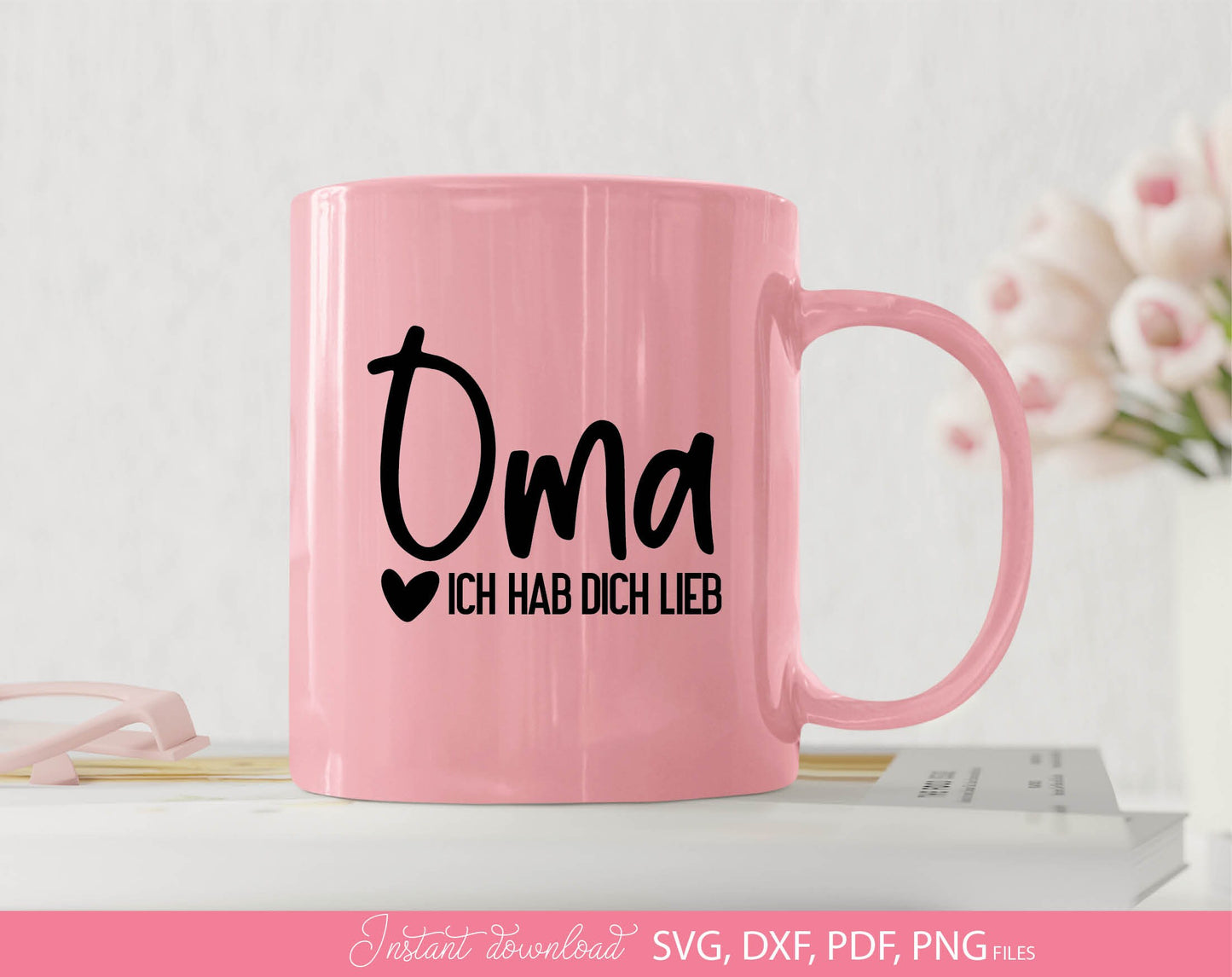 German Oma Plotter File bundle. SVG DXF PDF PNG EPS files included. Compatible with Cricut, Silhouette, sublimation printers or laser cut or grave machines. Cut from vinyl, use for sublimation or laser cut projects. Buy now for a good price, enjoy!