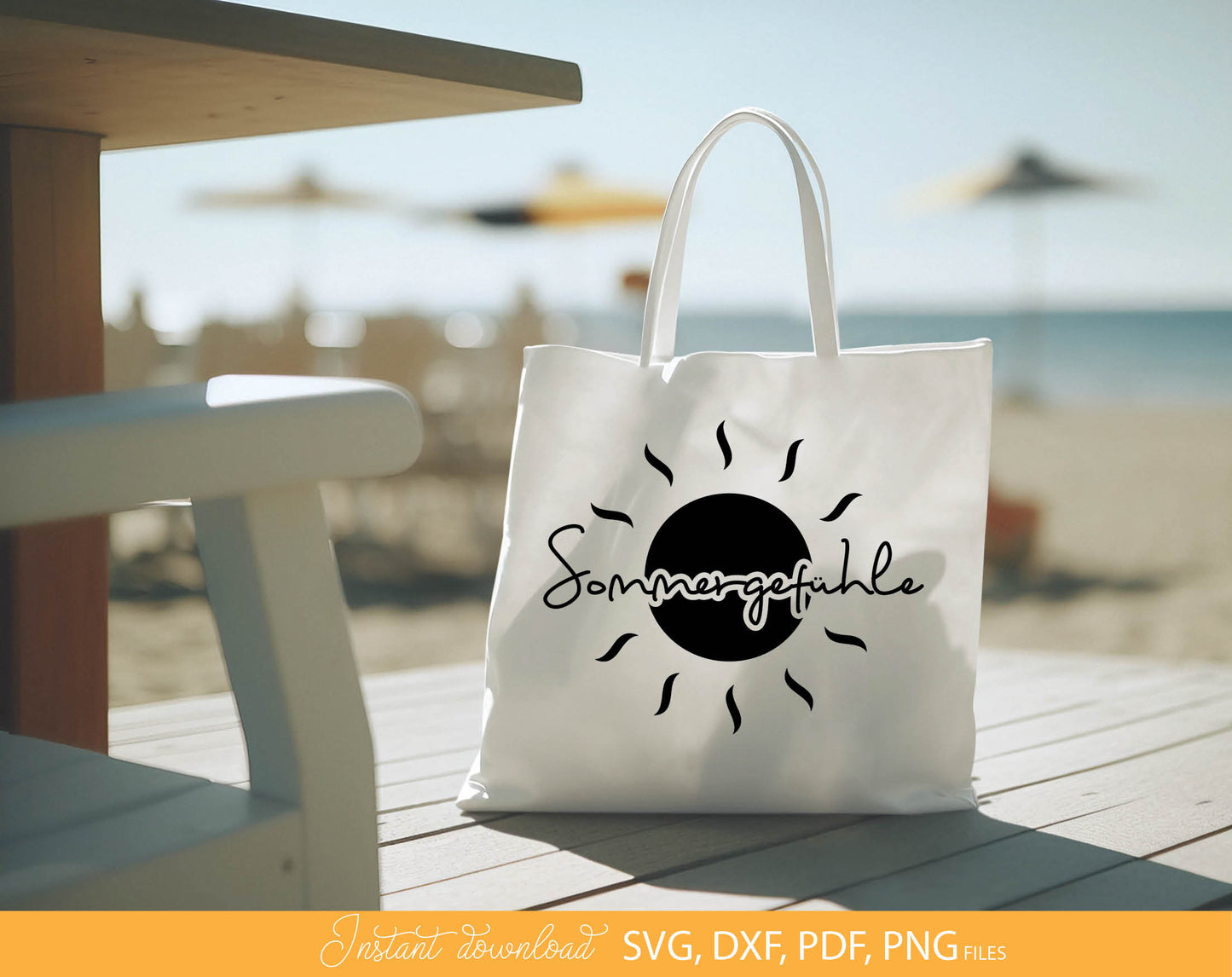 German Sommer Urlaub Plotterdatei Bundle. SVG DXF PDF PNG files included. Compatible with Cricut, Silhouette, sublimation printers or laser cut machines. Cut from vinyl, use for sublimation or laser cut projects. Buy now for a good price, enjoy!