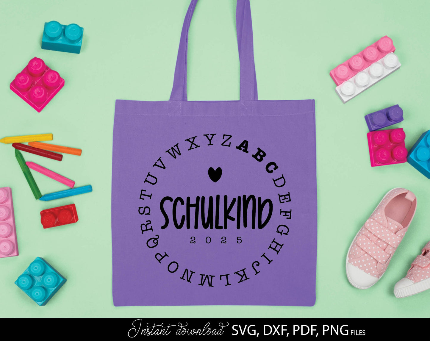 German Schulkind Plotter File Svg Png schuleinführung cut file plotterdatei schulkind svg plotter file schoolchild 2025 first grade Svg Png