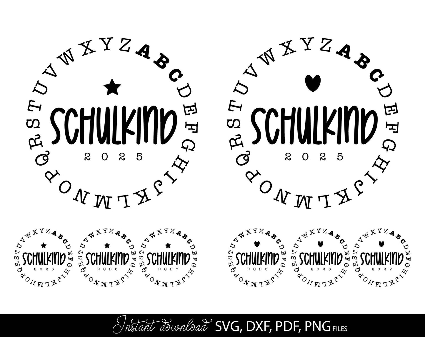 German Schulkind Plotter File Svg Png schuleinführung cut file plotterdatei schulkind svg plotter file schoolchild 2025 first grade Svg Png