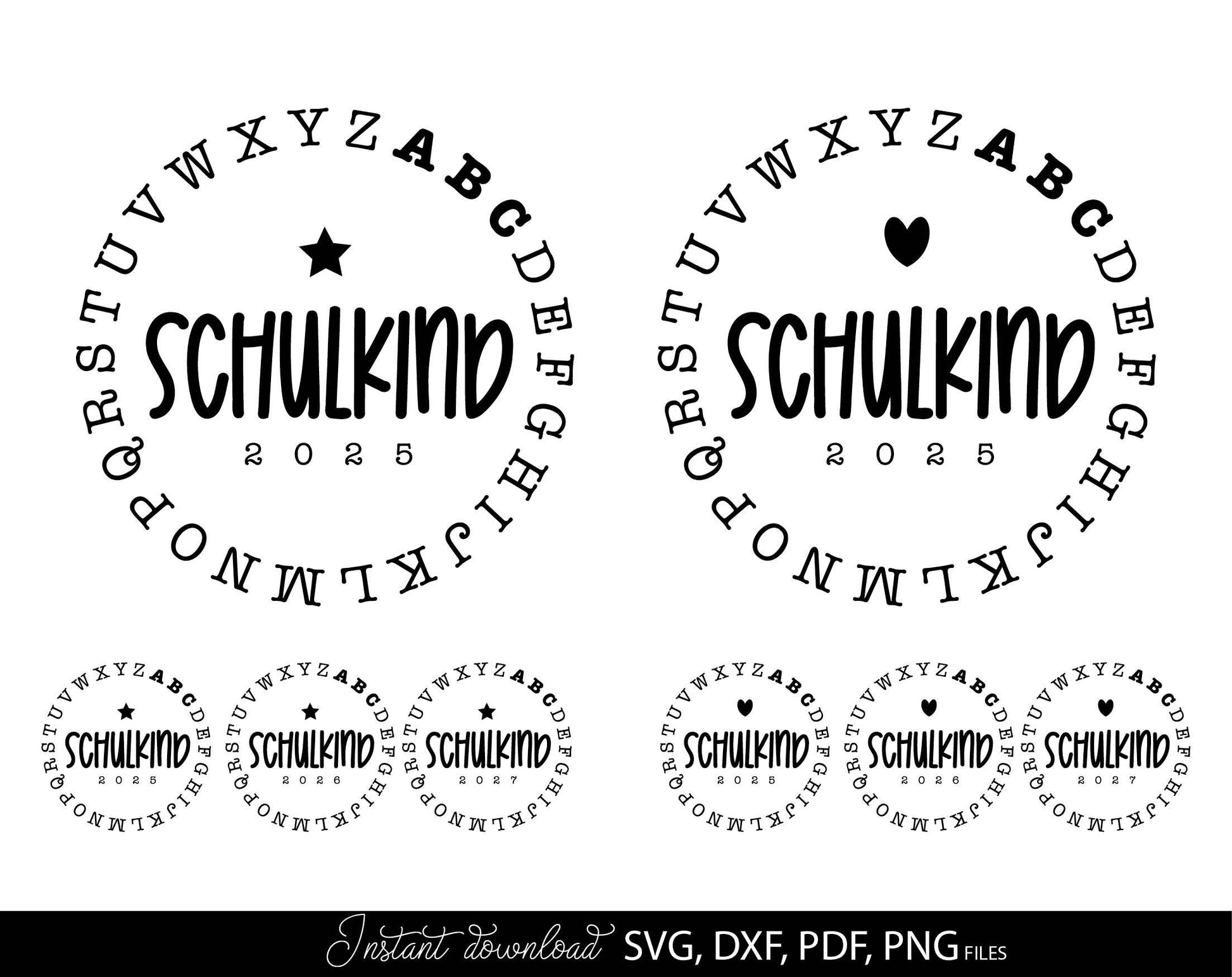 German Schulkind Plotter File Svg Png schuleinführung cut file plotterdatei schulkind svg plotter file schoolchild 2025 first grade Svg Png