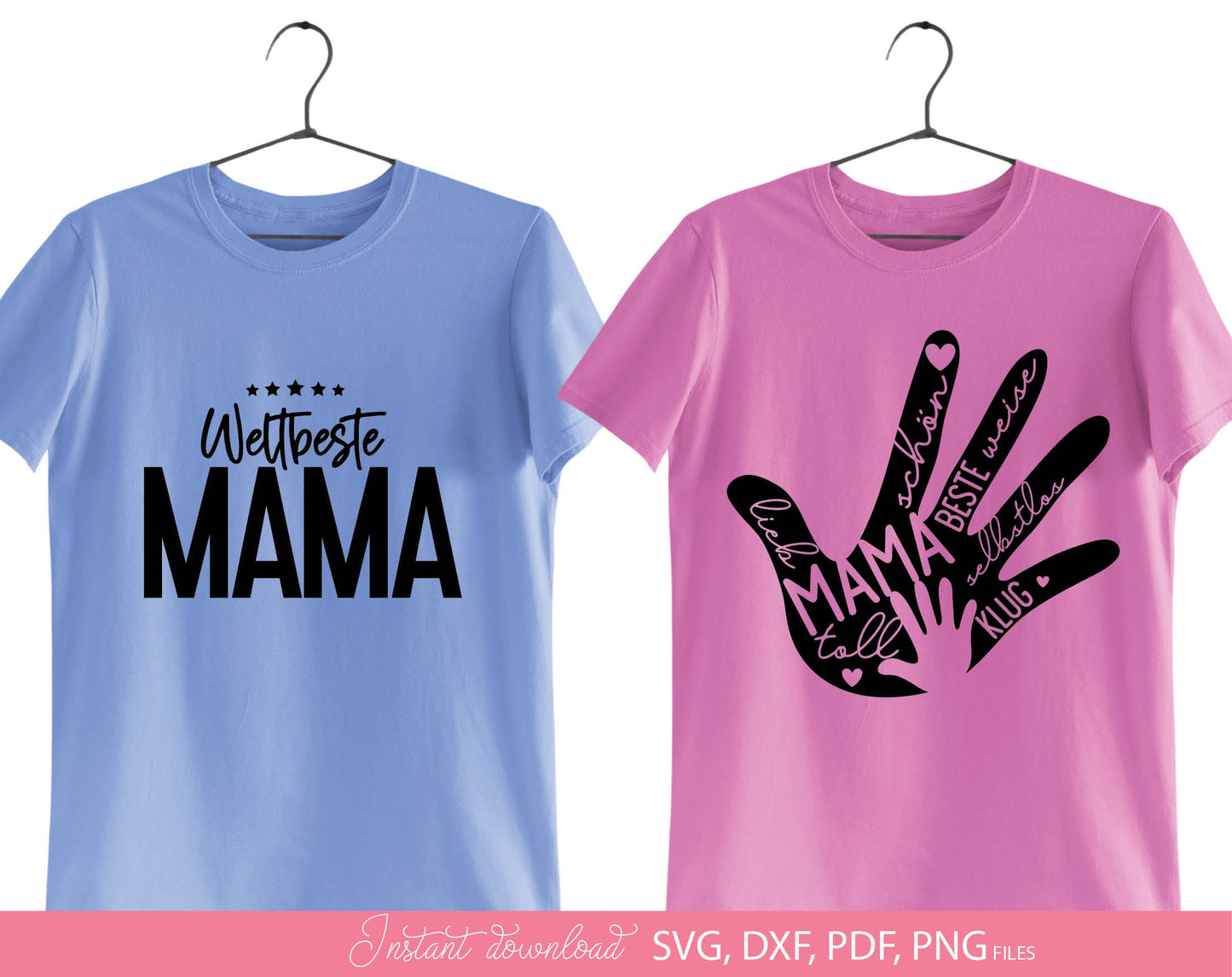 German Mama Plotter File bundle. SVG DXF PDF PNG EPS files included. Compatible with Cricut, Silhouette, sublimation printers or laser cut or grave machines. Cut from vinyl, use for sublimation or laser cut projects. Buy now for a good price, enjoy!