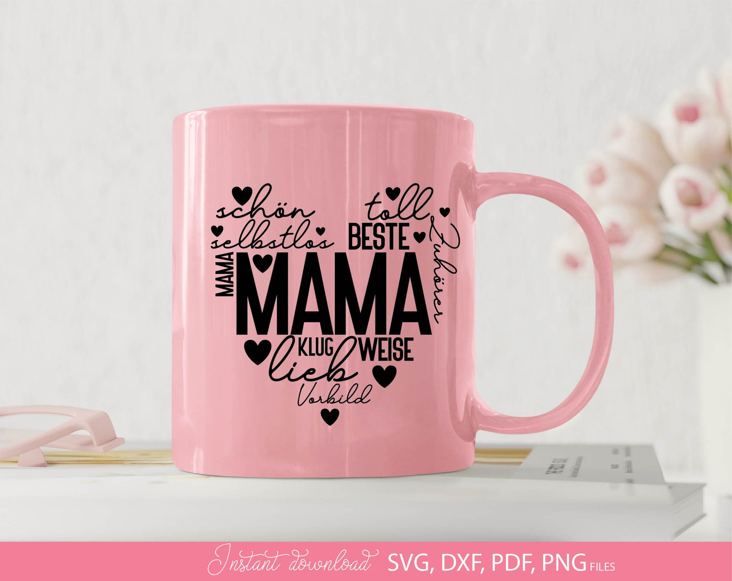 German Mama Plotter File bundle. SVG DXF PDF PNG EPS files included. Compatible with Cricut, Silhouette, sublimation printers or laser cut or grave machines. Cut from vinyl, use for sublimation or laser cut projects. Buy now for a good price, enjoy!