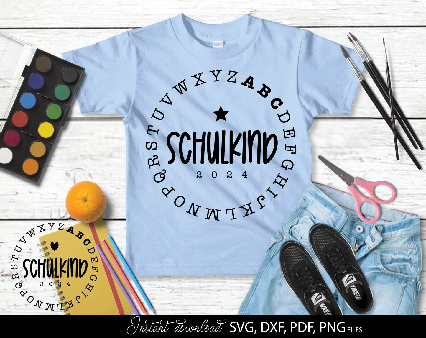 German Schulkind Plotter File Svg Png schuleinführung cut file plotterdatei schulkind svg plotter file schoolchild 2025 first grade Svg Png