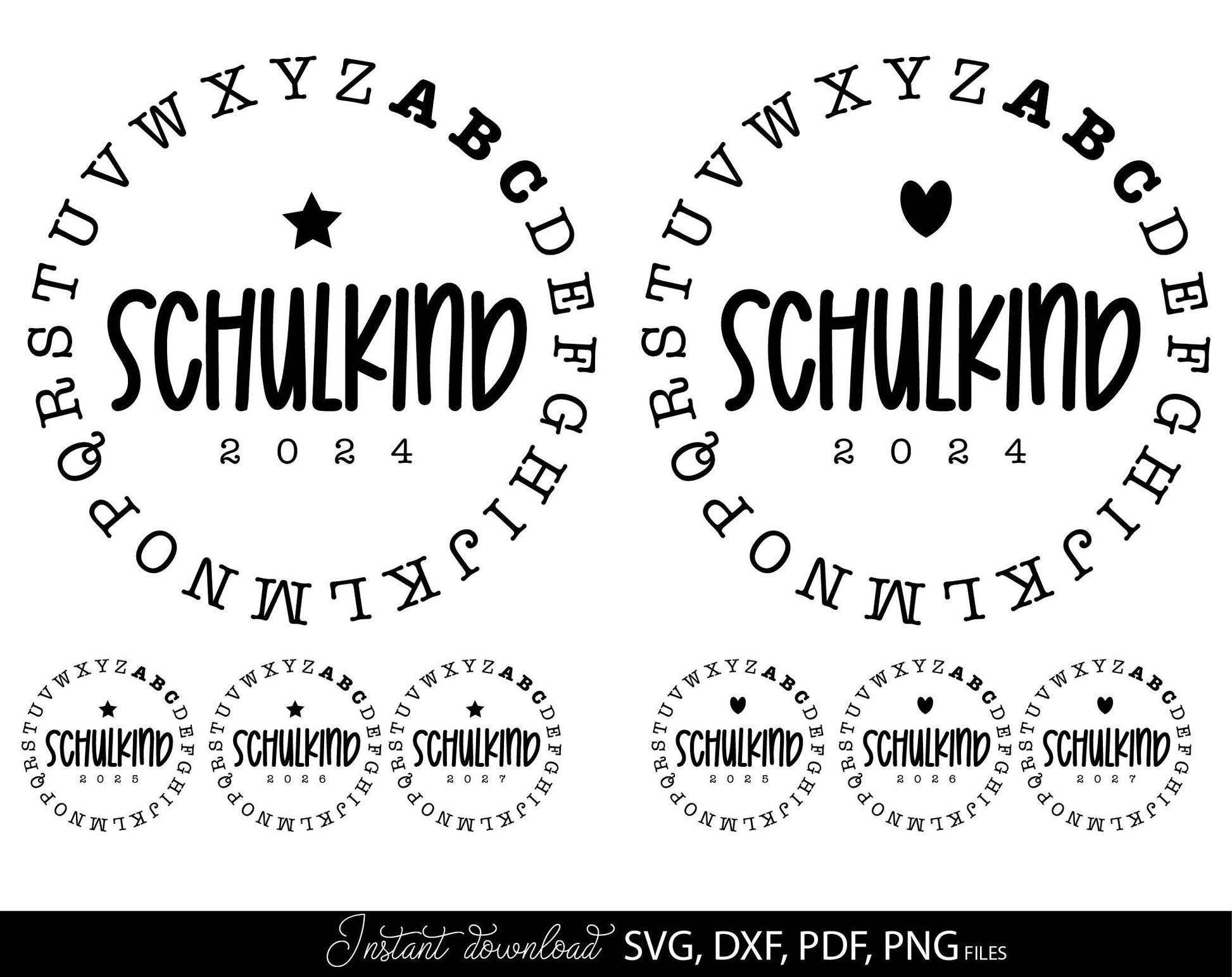 German Schulkind Plotter File Svg Png schuleinführung cut file plotterdatei schulkind svg plotter file schoolchild 2025 first grade Svg Png