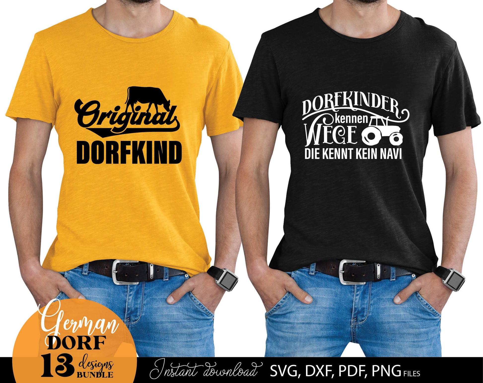 German Dorfkind Plotter file bundle. SVG DXF PDF PNG files included. Compatible with Cricut, Silhouette, sublimation printers or other equipment. Cut from vinyl, use for sublimation or laser cut or grave projects. Buy now for a good price and enjoy!