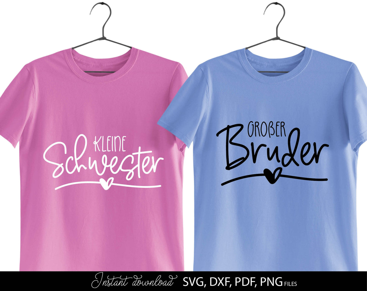 Deutsche Plotterdatei Große Schwester Großer Bruder svg Kleiner Bruder svg Kleine Schwester Geschenk zur Geburt Cricut Silhouette Studio cut files bundle. Use for cutting from vinyl, sublimation or laser cut or grave projects. Buy now and enjoy!