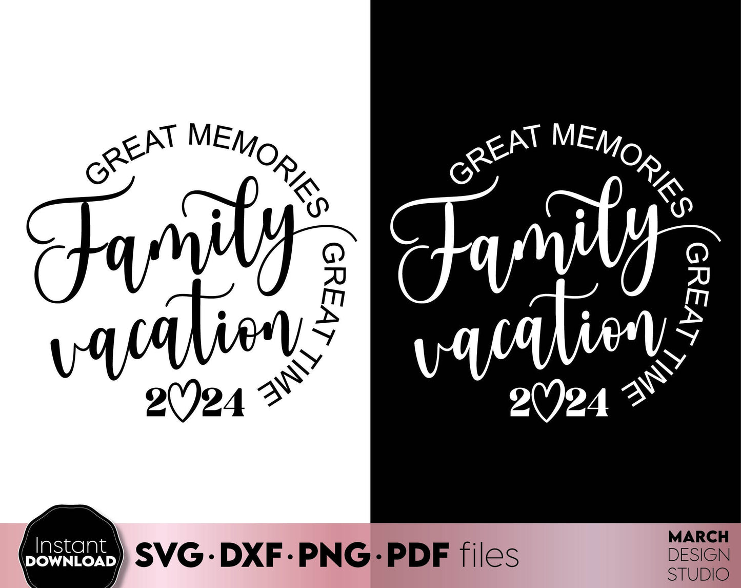 Great Memories Great Time Family Vacation Shirts design. SVG PNG DXF PDF files included. Compatible with Cricut, Silhouette or other equipment. Cut from vinyl, use for sublimation or laser cut/ grave projects. Buy now for a good price and enjoy!