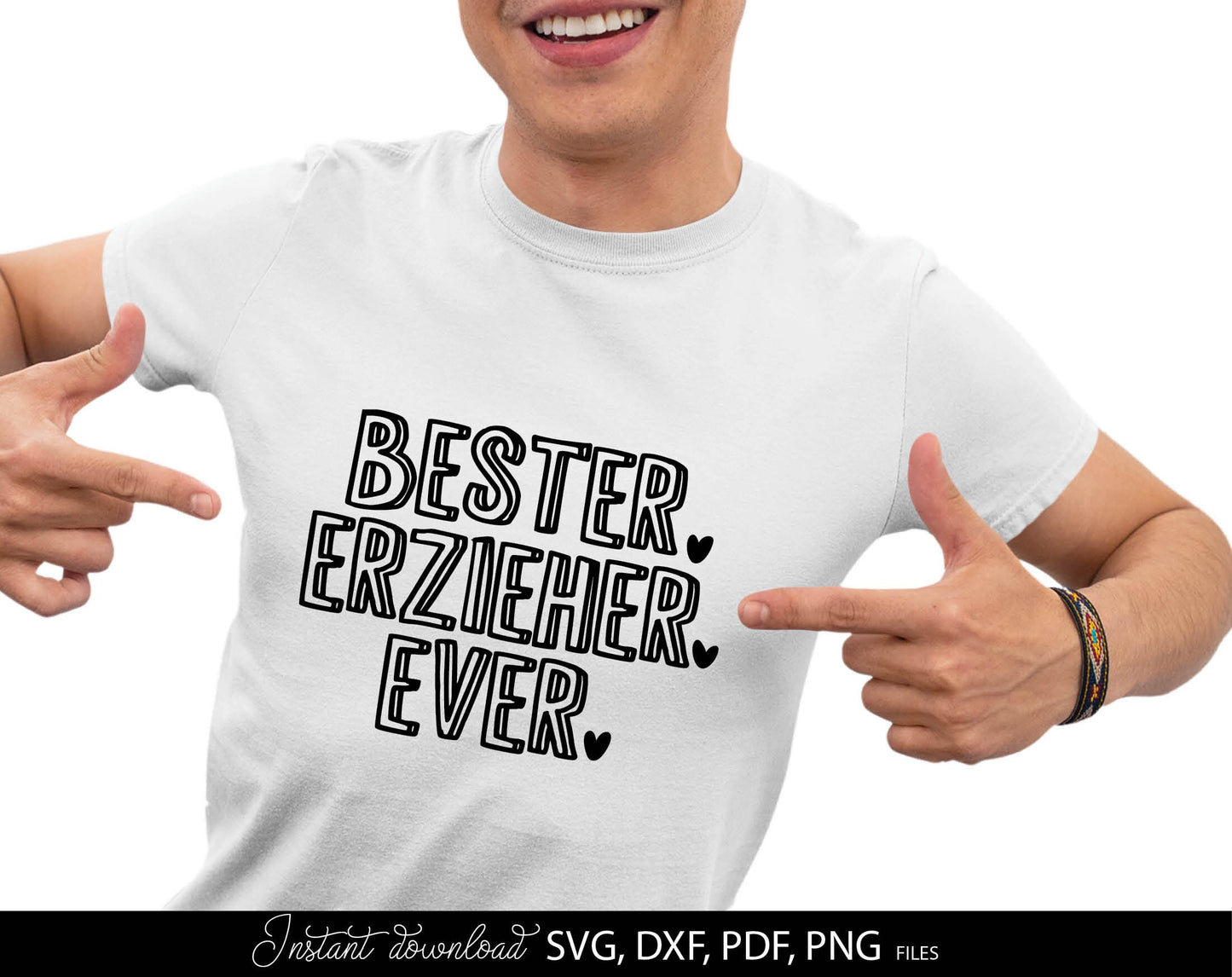 German Erzieherin Plotter File Bundle. SVG DXF PDF PNG files included. Compatible with Cricut, Silhouette or other equipment. Cut from vinyl, use for sublimation or laser cut projects as well. Buy now for a good price and enjoy!