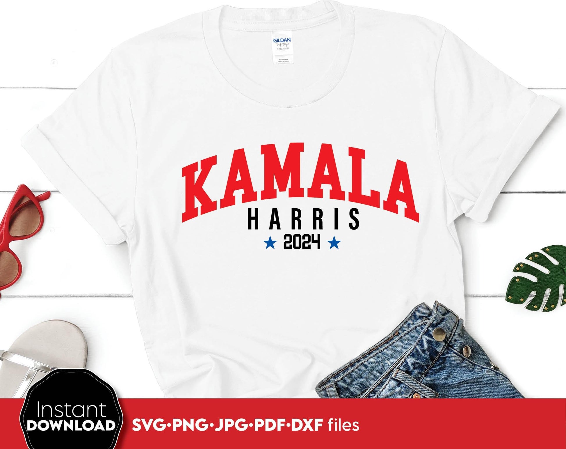 Kamala Harris for president 2024 bundle. SVG JPG DXF PNG PDF files included. Compatible with Cricut, Silhouette or other equipment. Cut from vinyl, use for sublimation or laser cut or grave projects. Buy now for a good price and enjoy!