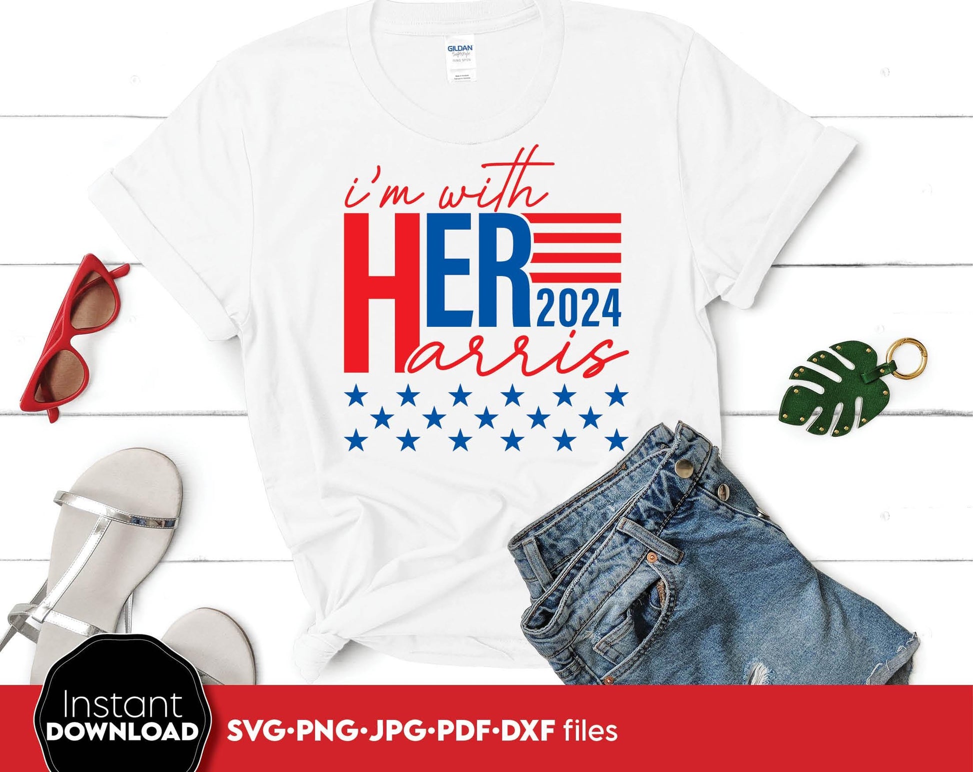 Kamala Harris shirt design for Hariss funs. 2024. SVG JPG DXF PNG PDF files included. Compatible with Cricut, Silhouette or other equipment. Cut from vinyl, use for sublimation or laser cut or grave projects. Buy now for a good price and enjoy!