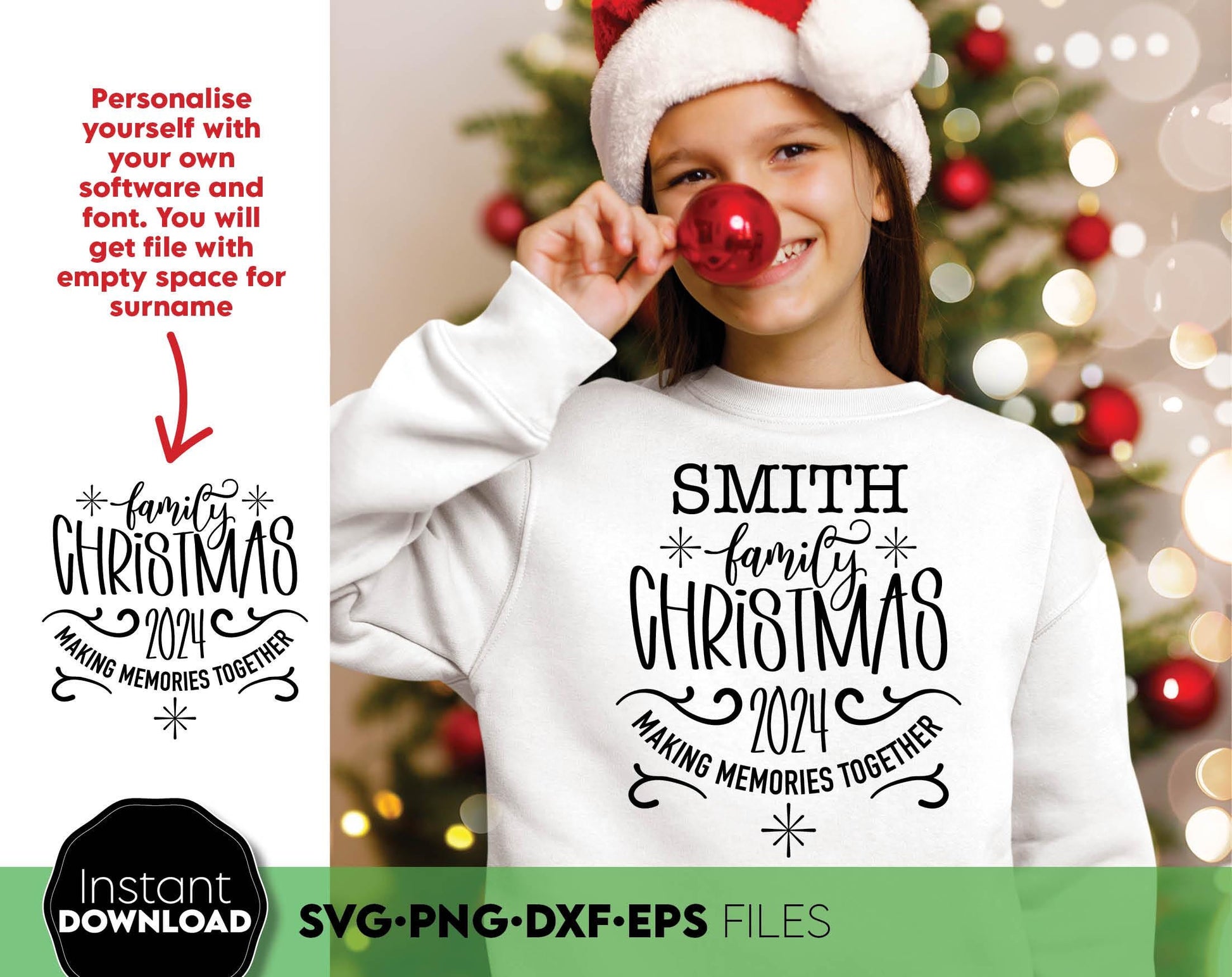 Family Christmas Shirts SVG - Family Christmas Shirts SVG - Make Memories Together - Matching Family Christmas - Custom Christmas Shirt