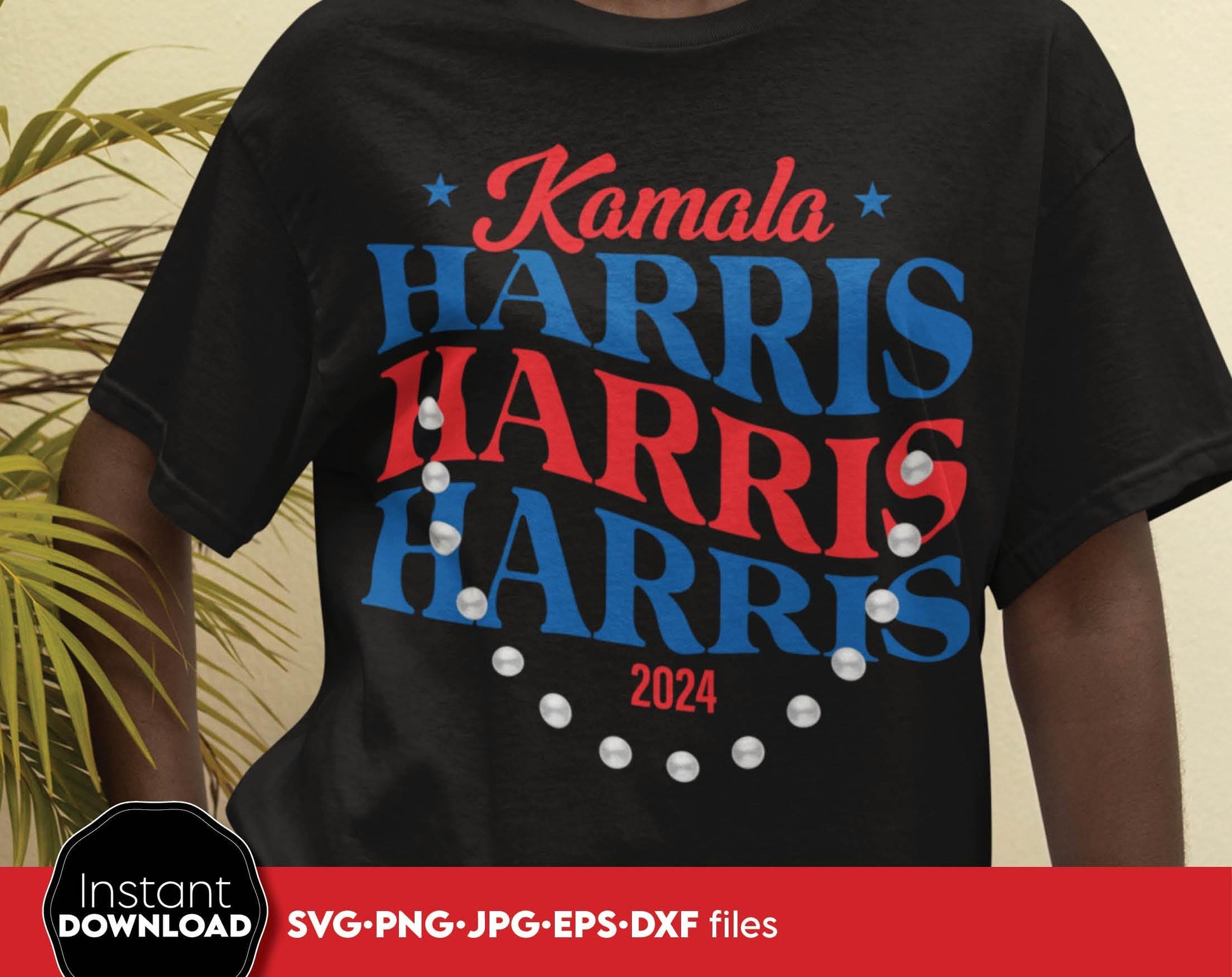 Kamala Harris madam president 2024. SVG JPG DXF PNG PDF files included. Compatible with Cricut, Silhouette or other equipment. Cut from vinyl, use for sublimation or laser cut or grave projects. Buy now for a good price and enjoy!