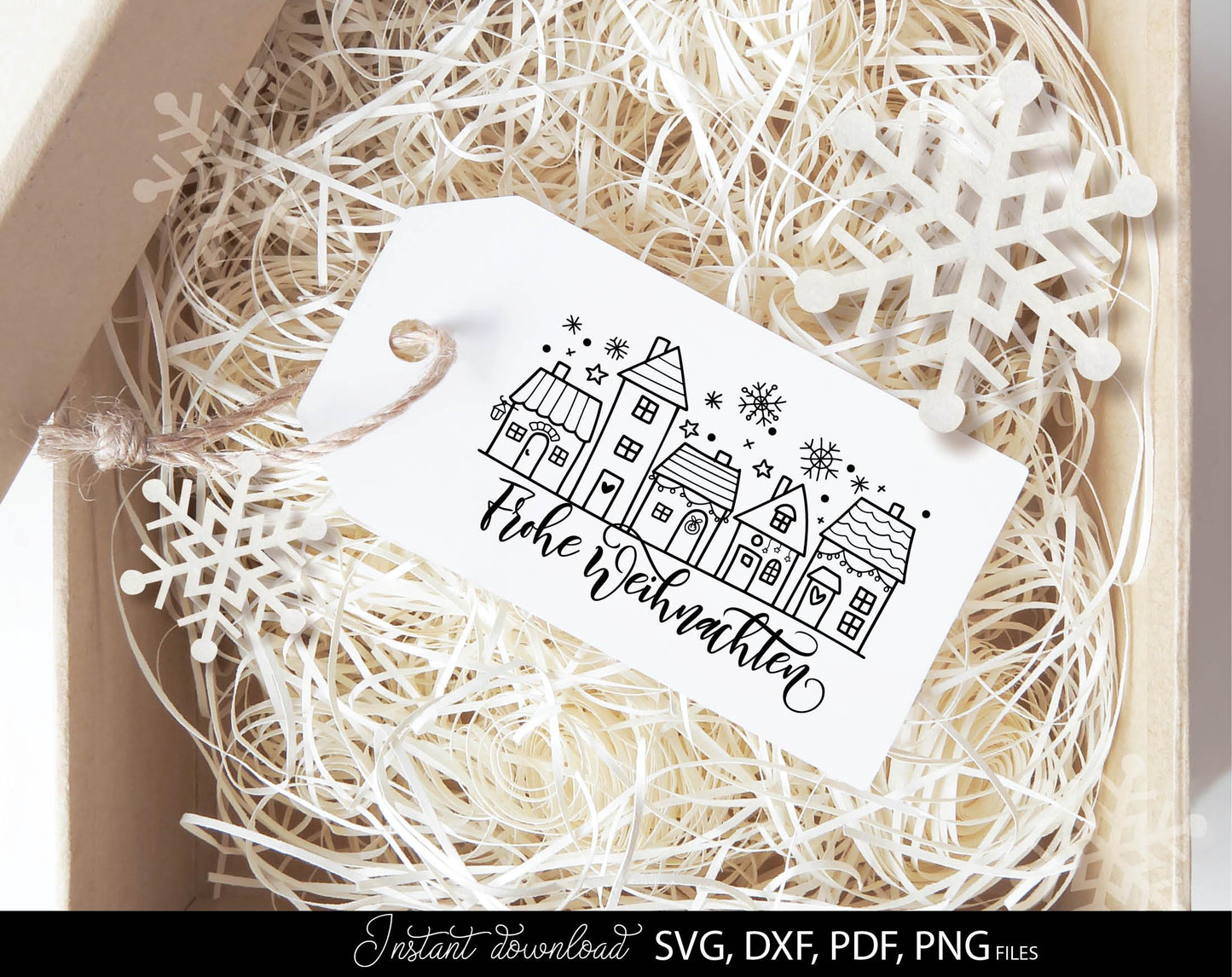 German Frohe Weihnachten plotter file svg png dxf designs bundle for You Christmas evening ornaments. Use for cutting from vinyl, sublimation or laser cut projects.
Buy now and enjoy!