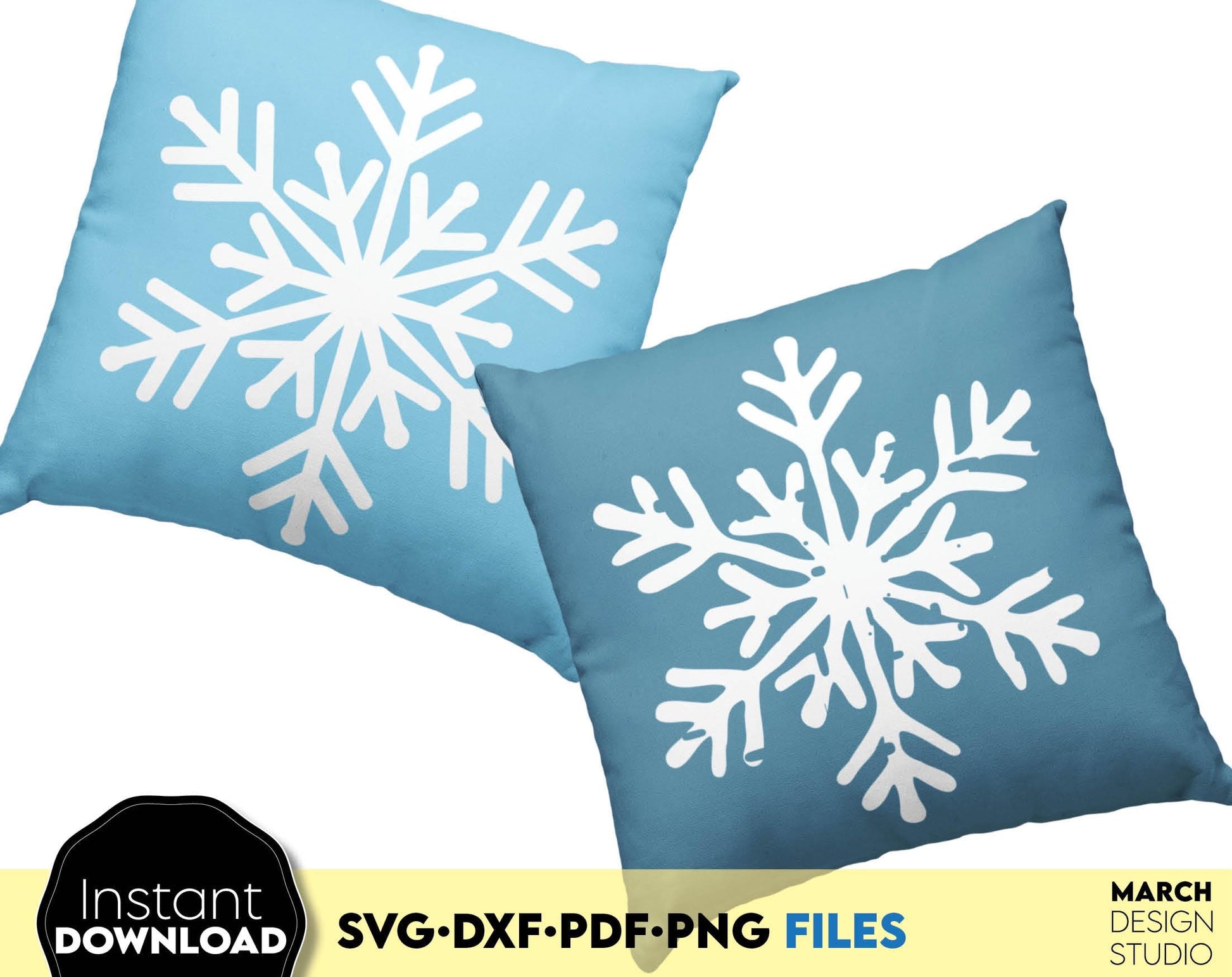 Snowflake Cut Files for Cricut and Silhoutte - Snowflake Digital Download. SVG DXF PDF PNG files included. Cut from vinyl, use for sublimation or laser cut or grave projects. Buy now for a good price and enjoy!