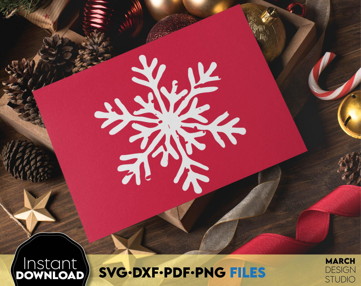 Snowflake Cut Files for Cricut and Silhoutte - Snowflake Digital Download. SVG DXF PDF PNG files included. Cut from vinyl, use for sublimation or laser cut or grave projects. Buy now for a good price and enjoy!