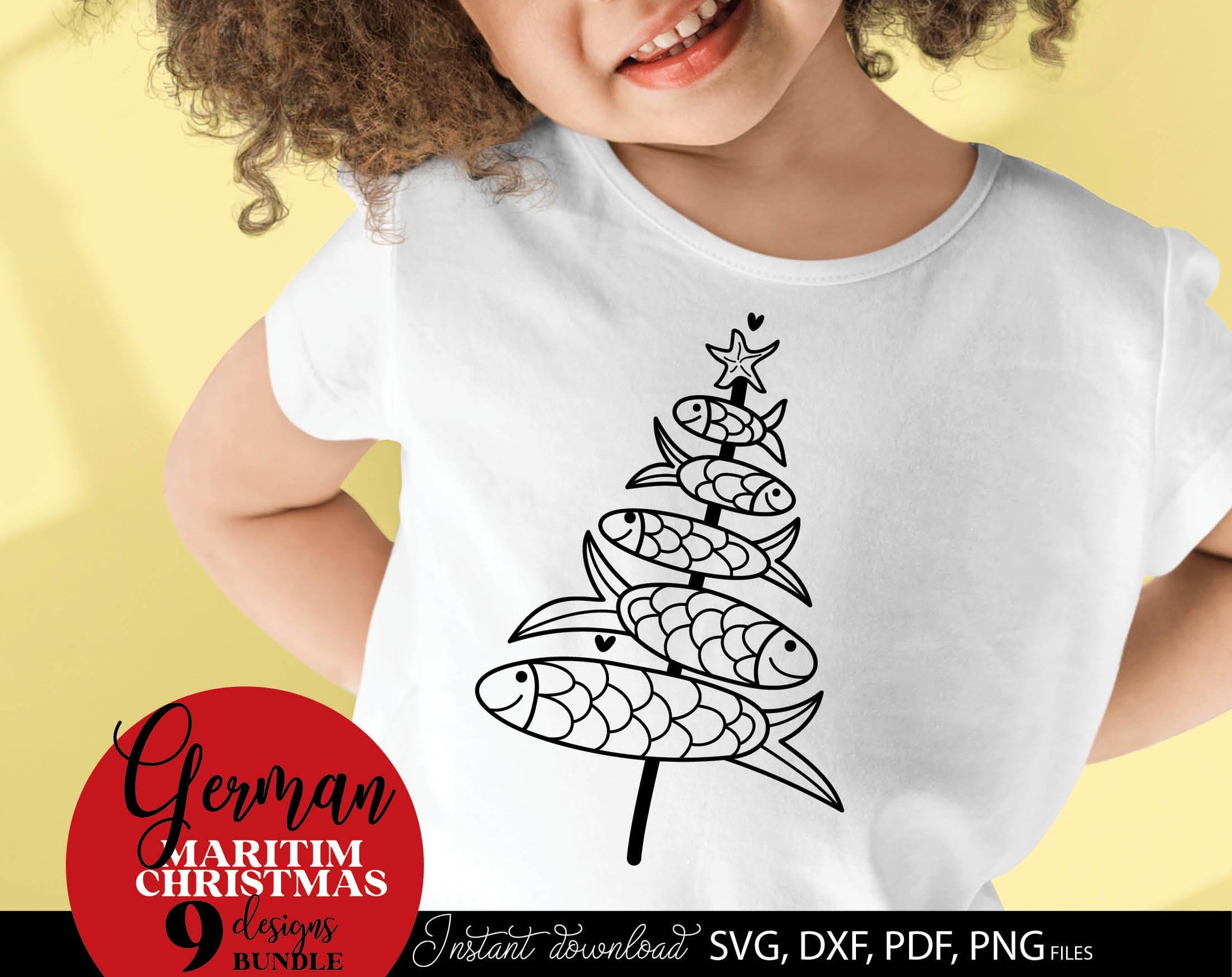 German Maritim Christmas 13 designs bundle. SVG DXF PDF PNG files included. Compatible with Cricut, Silhouette or other equipment. Cut from vinyl, use for sublimation or laser cut or grave projects. Buy now for a good price and enjoy!