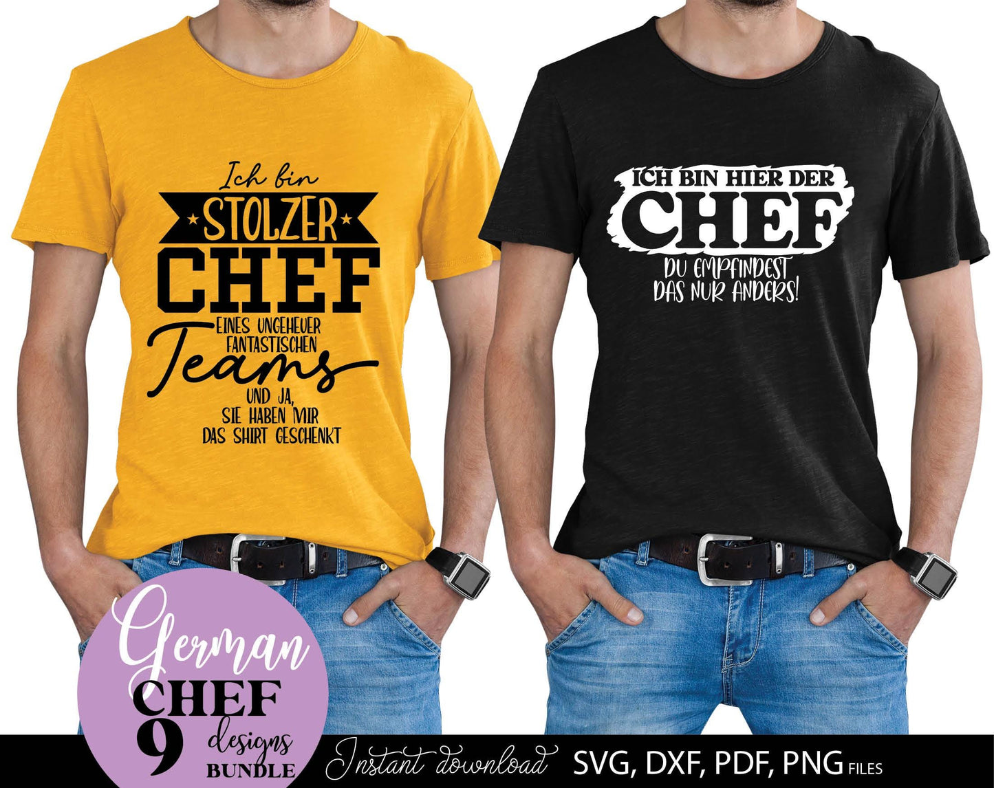 Ein Geschenk für den Chef plotterdatei laserdatei designs bundle. SVG DXF PDF PNG files included. Compatible with Cricut, Silhouette or other equipment. Cut from vinyl, use for sublimation, laser or grave projects. Buy now for a good price and enjoy!