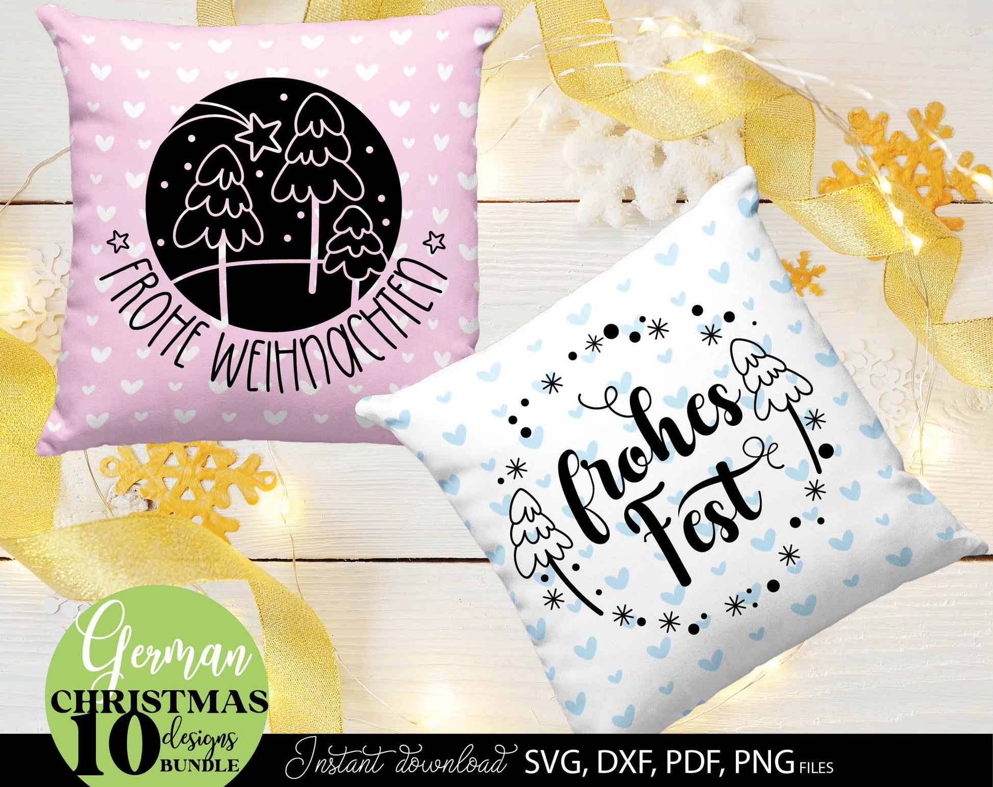 German Christmas gnome bundle 10 designs. SVG DXF PDF PNG files included. Compatible with Cricut, Silhouette or other equipment. Cut from vinyl, use for sublimation or laser cut or grave projects, use as Weihnachten kerzen tattoo as well. Buy now!