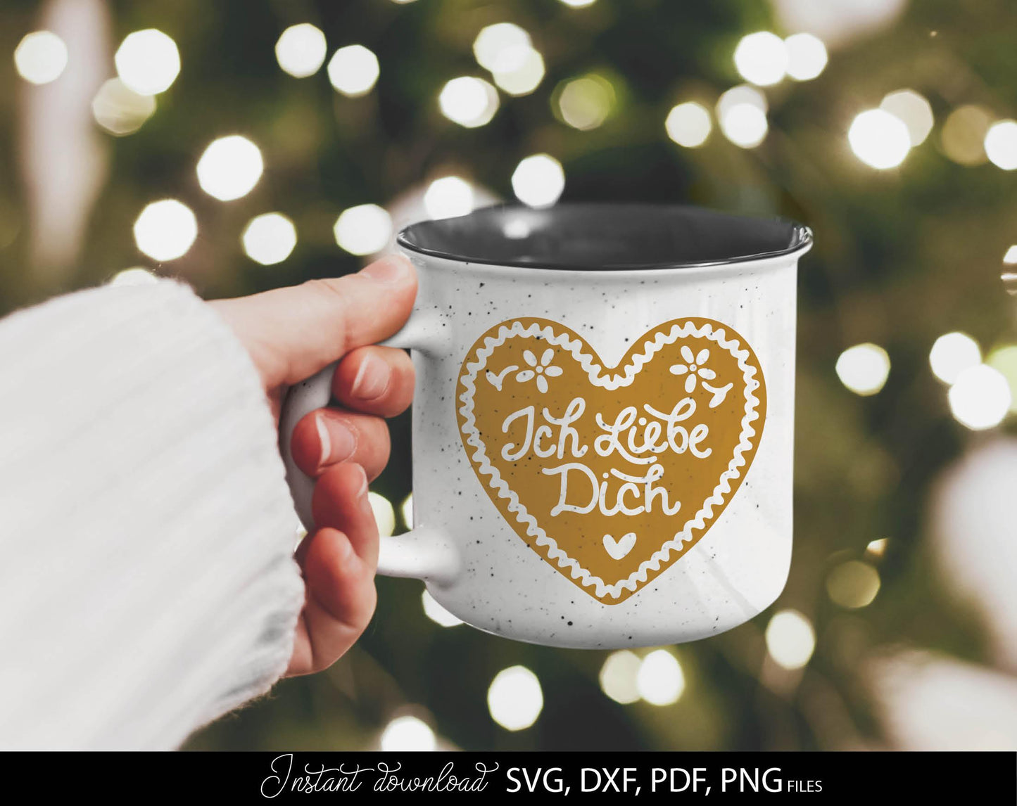 Lebkuchenherz Quotes plotter file bundle. SVG PNG DXF PDF files included. Christmas Ornament in various fail formats allow you to use this files for any Your Christmas project. Compatible with Cricut, Silhouette or Glowforge.