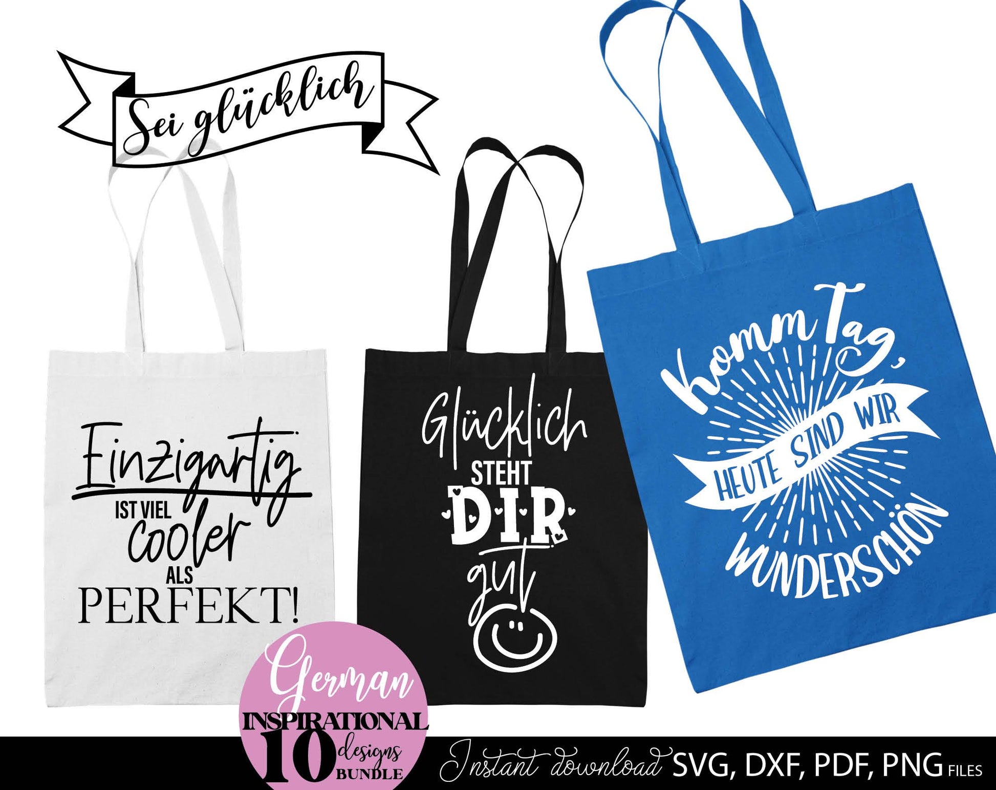 LUSTIGE SPRÜCHE Plotterdatei Bundle, tasche zitate svg png, markttasche svg png, lustige tasche svg. Use with Cricut Silhouette Studio, UV DTF or other machines. Use for laser as well. Buy now for a good price and enjoy!