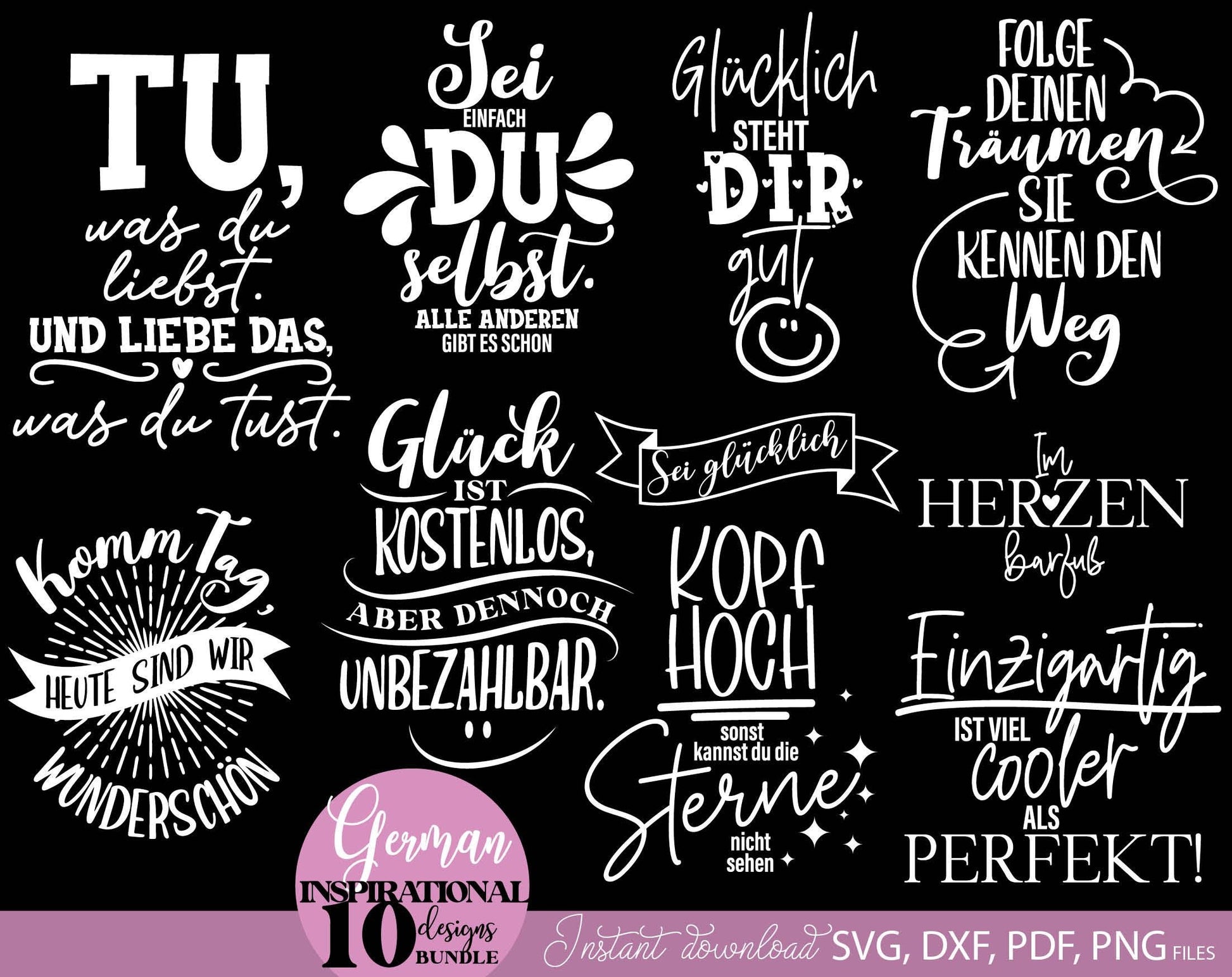 LUSTIGE SPRÜCHE Plotterdatei Bundle, tasche zitate svg png, markttasche svg png, lustige tasche svg. Use with Cricut Silhouette Studio, UV DTF or other machines. Use for laser as well. Buy now for a good price and enjoy!