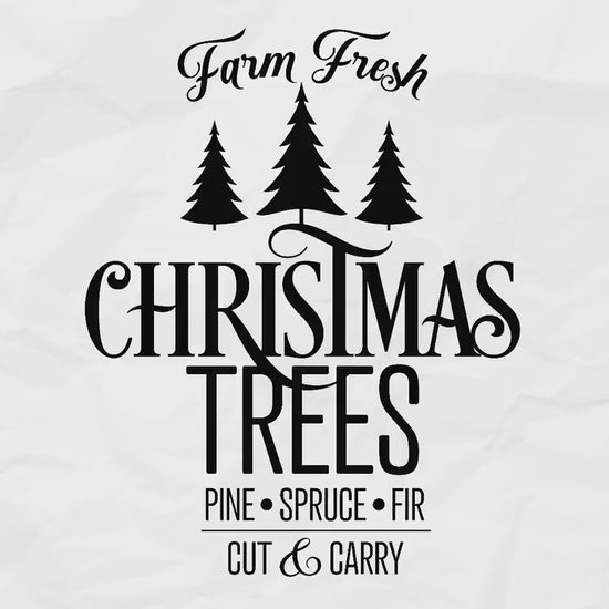 Farmhouse Farm Fresh Christmas Tree SVG | Farmhouse Christmas SVG | Christmas SVG | Christmas Farmhouse Sign Svg | Farm Fresh Svg Files