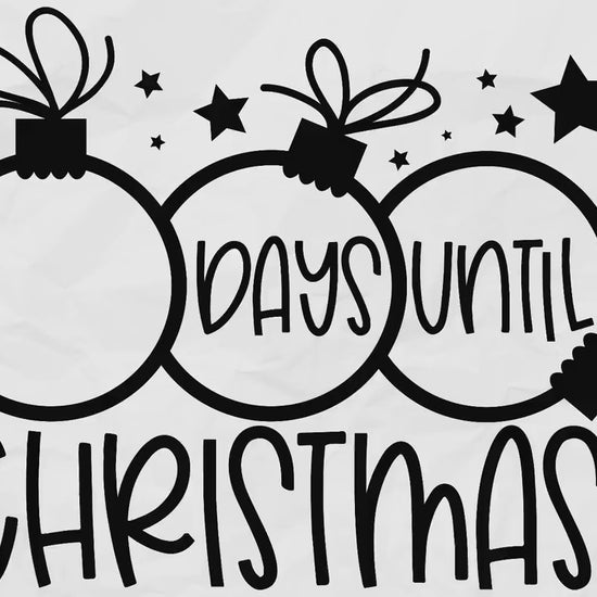 Days Till Christmas SVG | Days Until Countdown SVG | Chalkboard Days Till Christmas Counter SVG | Advent calendar svg png | New Year Decor