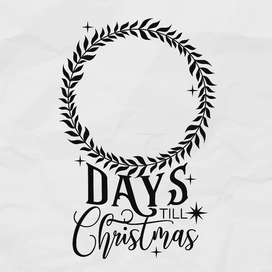 Christmas Countdown SVG Bundle | Days Until Christmas SVG | Christmas Chalkboard SVG | Christmas Sign Svg Christmas Ornaments Laser Cut