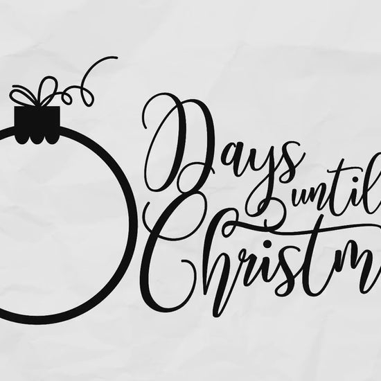 Christmas Countdown Chalkboard SVG PNG | Days Till Christmas SVG | Christmas Home Decor svg | Days Until Christmas Ornaments | Cricut svg