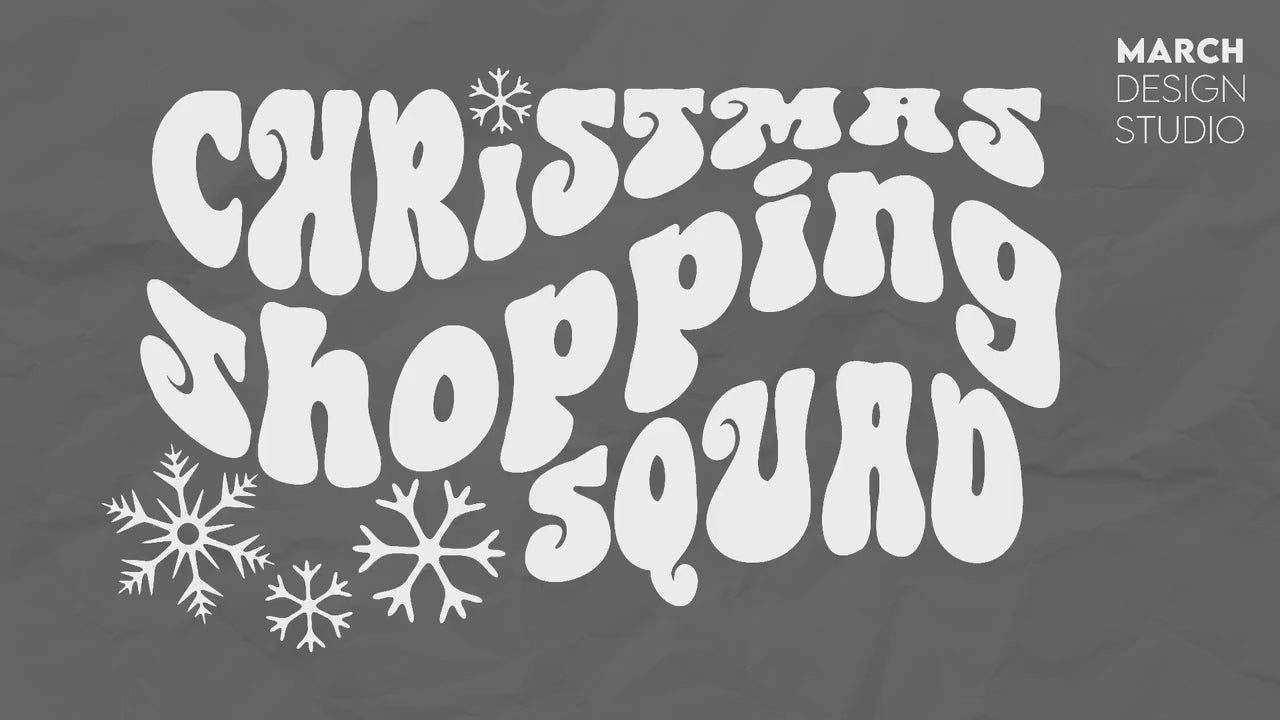 Christmas shopping squad shirts svg png - Hippie Christmas Svg - Christmas Crew Svg Png - Svg files For Cricut - Digital Download