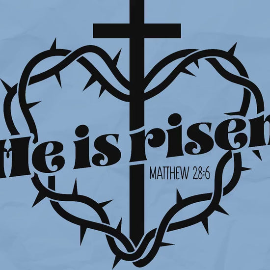 He Is Risen svg dxf pdf | religious svg | inspirational quote svg | trusting god svg | Bible Verse svg | Cristian shirts svg | faith svg