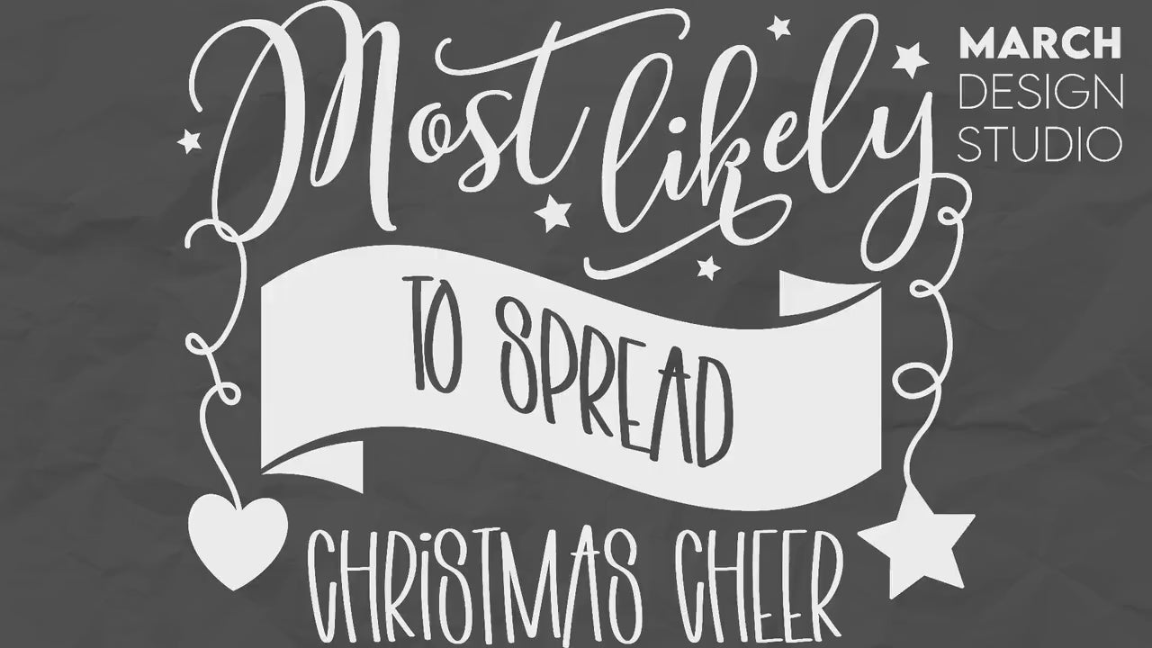 Most Likely To Christmas SVG Bundle | Family Christmas SVG | Funny Christmas Shirts PNG | Christmas Clipart | Svg Files for cricut | Dxf Eps