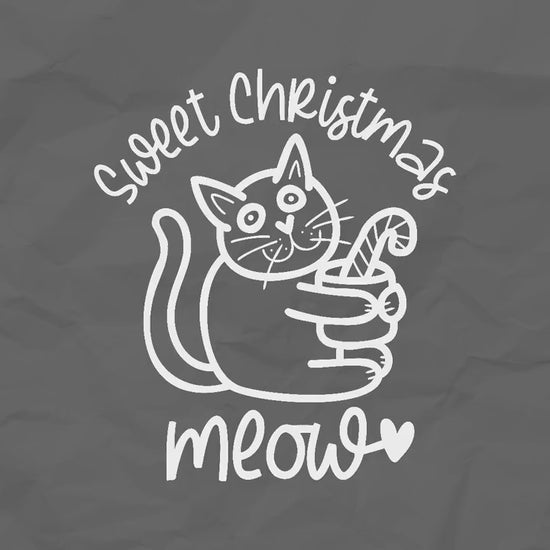 Meowy Christmas Svg Png | christmas cat cvg | Cat Mom SVG PNG | Gift for Cat Mom Svg | Catmas Svg | Christmas Cat Clipart Holiday Cat Svg