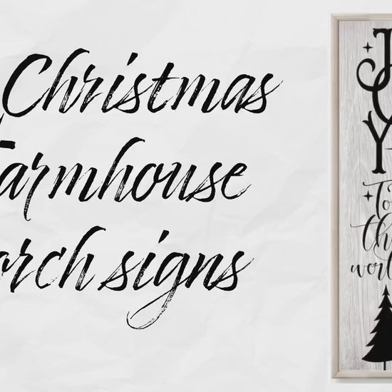 Christmas Vertical Sign Bundle SVG | Christmas Porch Sign Bundle SVG | Farmhouse Sign SVG, Vertical Christmas Sign svg, Christmas svg Bundle